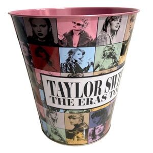 Taylor Swift Eras Tour Pink Popcorn Tin Bucket - AMC Exclusive